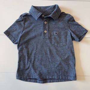 EUC Boys Vineyard Vines Navy Striped Edgartown Polo - Size 2T